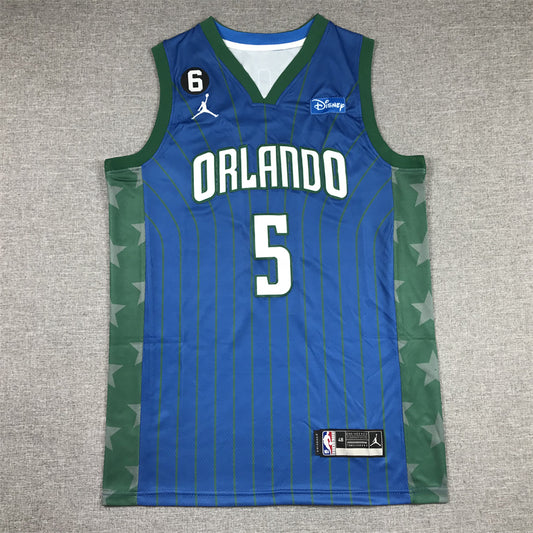 Men's Orlando Magic Paolo Banchero #5 Royal 2022/23 Swingman Jersey1 - Statement Edition