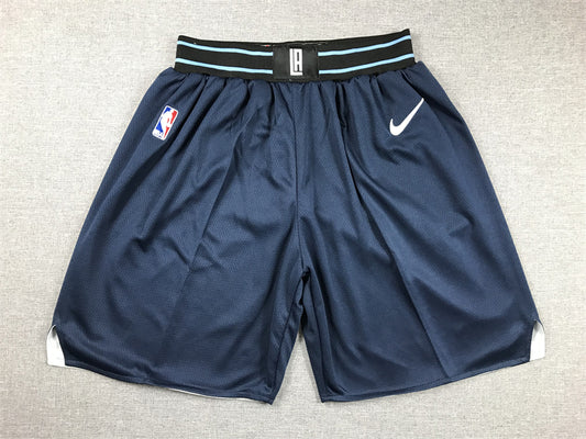 Men's LA Clippers Navy 2023/24 Swingman City Edition Shorts1