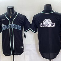 Men's Seattle Mariners Fashion Limited Black Out Jersey