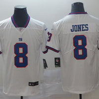 Men's New York Giants Daniel Jones #8 White Game Player Jersey1