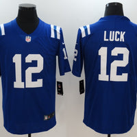 Men's Indianapolis Colts Andrew Luck Blue Game Jersey1