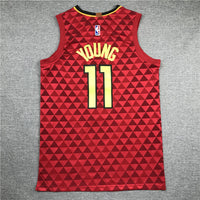 Men's Atlanta Hawks Trae Young #11 NBA Red Swingman Jersey1