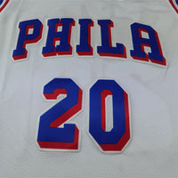 Men's Philadelphia 76ers Jared McCain #20 White Swingman Jersey1 - Association Edition