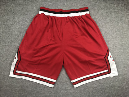 Men's Chicago Bulls Red Basketball Shorts1