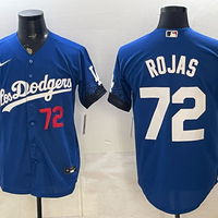 Men's Los Angeles Dodgers Miguel Rojas #72 Royal Alternate Limited Jersey