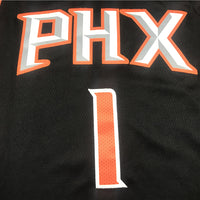 Men's Phoenix Suns Devin Booker #1 NBA Black Replica Jersey1 - City Edition