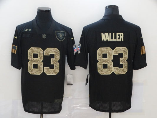 Men's Las Vegas Raiders Darren Waller #83 Black Game Jersey1