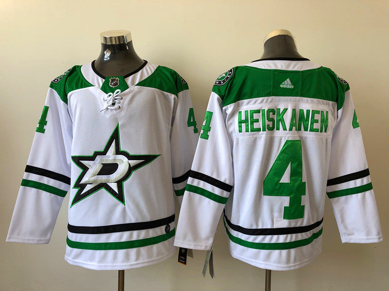Men's Dallas Stars Miro Heiskanen #4 White Breakaway Player Jersey1