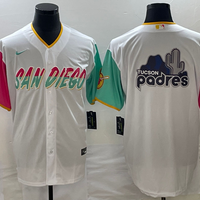 Men's San Diego Padres White City Connect Replica Team Jersey1