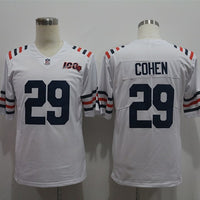 Men's Chicago Bears Tarik Cohen #29 White 2019 Alternate Classic Game Jersey1