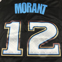 Men's Memphis Grizzlies Ja Morant #12 Black 2022/23 Swingman Jersey1 - City Edition