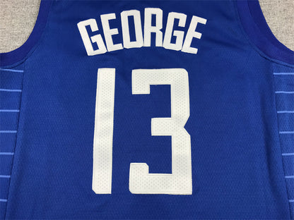 Men's LA Clippers Paul George #13 Royal 2022/23 Swingman Jersey1