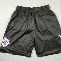 Men's LA Clippers Black Statement Edition Pocket Shorts1