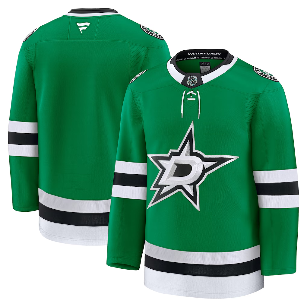 Men's Dallas Stars Fanatics Kelly Green Home Premium Blank Jersey