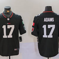 Men's Las Vegas Raiders Davante Adams #17 Black Vapor Limited Jersey1