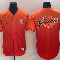 Men's San Francisco Giants Orange Alternate Replica Team Jersey1