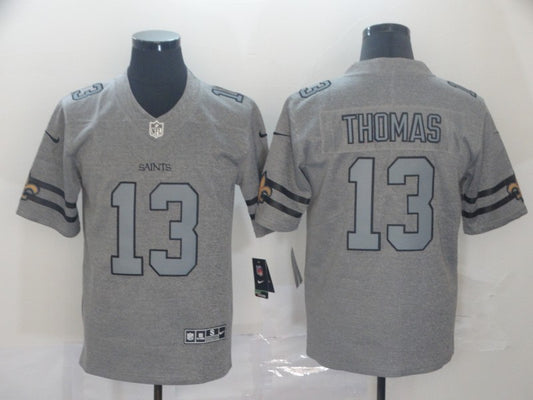 Men's New Orleans Saints Michael Thomas #13 Gray Game Jersey1