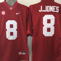 Men's Alabama Crimson Tide Julio Jones #8 Crimson Player Game Jersey