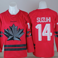 Men's Canada Hockey Nick Suzuki #14 Red 2026 Winter Olympics Jersey
