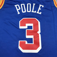 Men's Golden State Warriors Jordan Poole #3 Blue Classic Player Jersey1