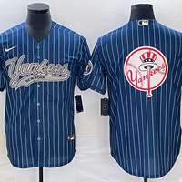 Men's New York Yankees Blue Replica Team Jersey1 Joint Edition