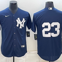 Men's New York Yankees Don Mattingly #23 Navy Replica Player Name Jersey1