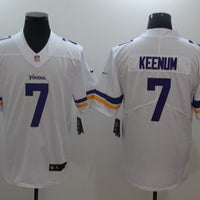 Men's Minnesota Vikings Case Keenum #7 White Game Jersey1