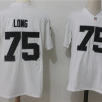 Men's Las Vegas Raiders Howie Long #75 White Game Player Jersey1
