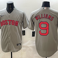 Men's Boston Red Sox Ted Williams #9 Gray Replica Player Jersey