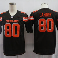Men's Cleveland Browns Jarvis Landry #80 Brown Game Jersey1