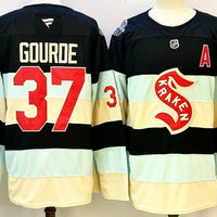 Men's Seattle Kraken Yanni Gourde #37 Fanatics Blue Player Jersey