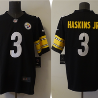 Men's Pittsburgh Steelers Dwayne Haskins Jr. #3 Black Game Jersey1