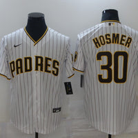 Men's San Diego Padres Eric Hosmer #30 White Stitched Jersey1
