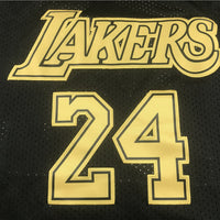 Men's Los Angeles Lakers Kobe Bryant #24 Black Replica Jersey1