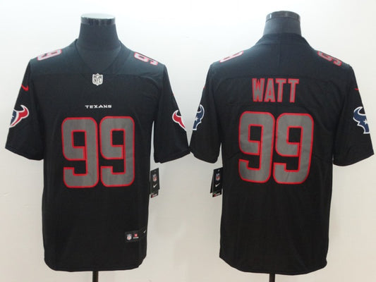 Men's Houston Texans #99 J.J. Watt Black Player Game Jersey1