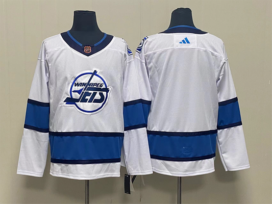 Men's Winnipeg Jets White Reverse Retro 2.0 Authentic Blank Jersey1
