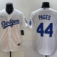 Men's Los Angeles Dodgers Andy Pages #44 White Limited Player Jersey