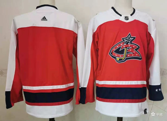 Men's Columbus Blue Jackets Red Blank Jersey1
