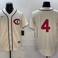 Men's Chicago Cubs Pete Crow-Armstrong #4 Cream Player Jersey1