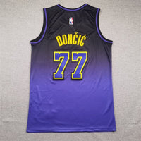 Luka Doncic #77 Los Angeles Lakers Purple 2024/25 City Edition Swingman Player Jersey