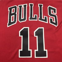 Men's Chicago Bulls DeMar DeRozan #11 Red Fast Break Replica Player Jersey1