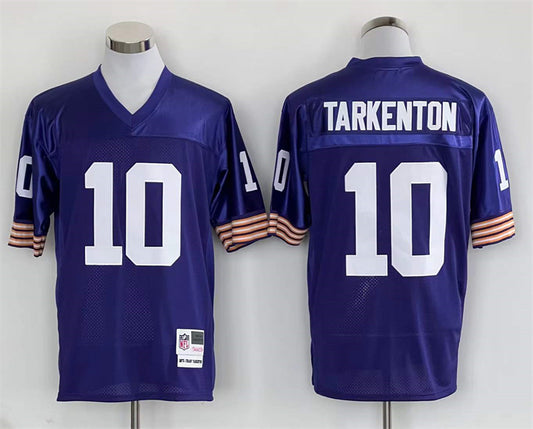 Men's Minnesota Vikings Fran Tarkenton Mitchell & Ness Purple Legacy Replica Jersey1