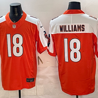 Men's Chicago Bears Caleb Williams #18 Orange Game Player Jersey