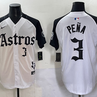 Men's Houston Astros Jeremy Pena #3 White Game Player Jersey
