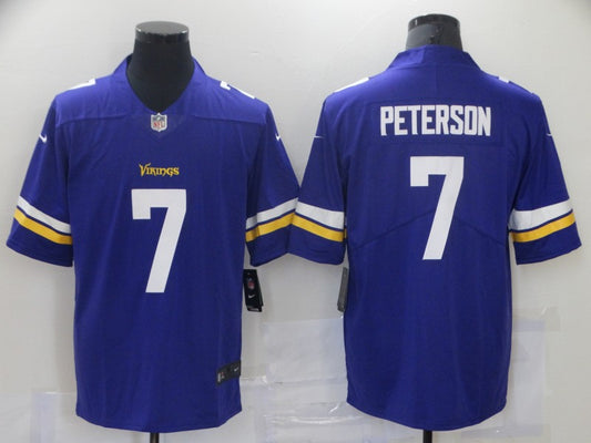 Men's Minnesota Vikings Patrick Peterson #7 Purple Game Jersey1