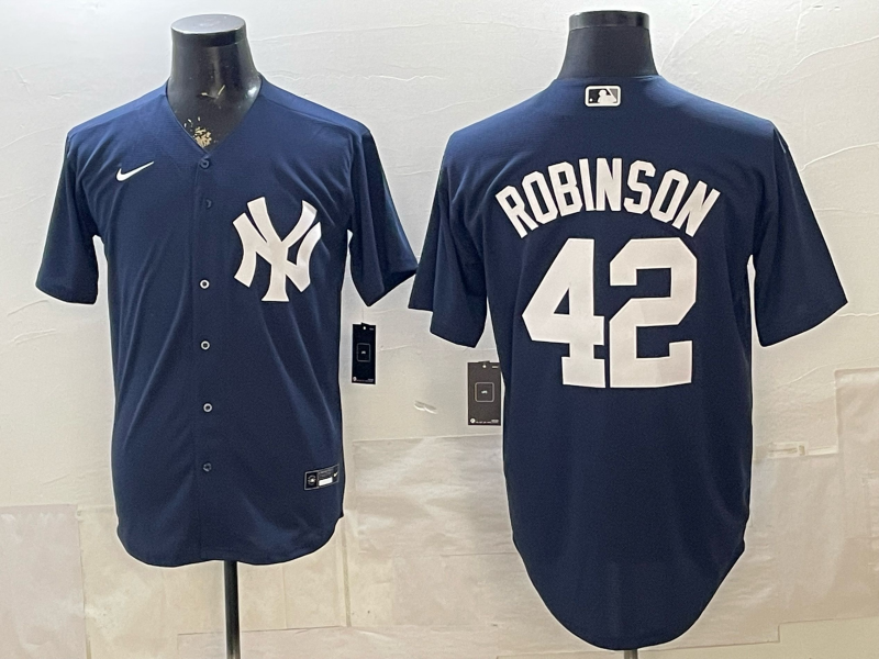 Men's New York Yankees Jackie Robinson #42 Navy Limited Player Jersey