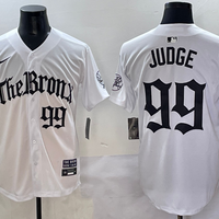 Men's New York Yankees Aaron Judge #99 White Alternate Limited Player Jersey