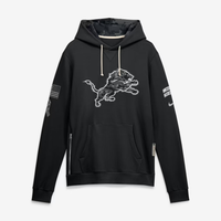 Men's Detroit Lions Black 2026 Salute to Service Sideline Dri-FIT Pullover Hoodie