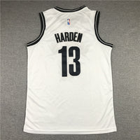 Men's Brooklyn Nets James Harden White 2020/21 Fast Break Replica Jersey1