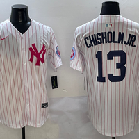 Men's New York Yankees Jazz Chisholm Jr. #13 White Team Player Jersey